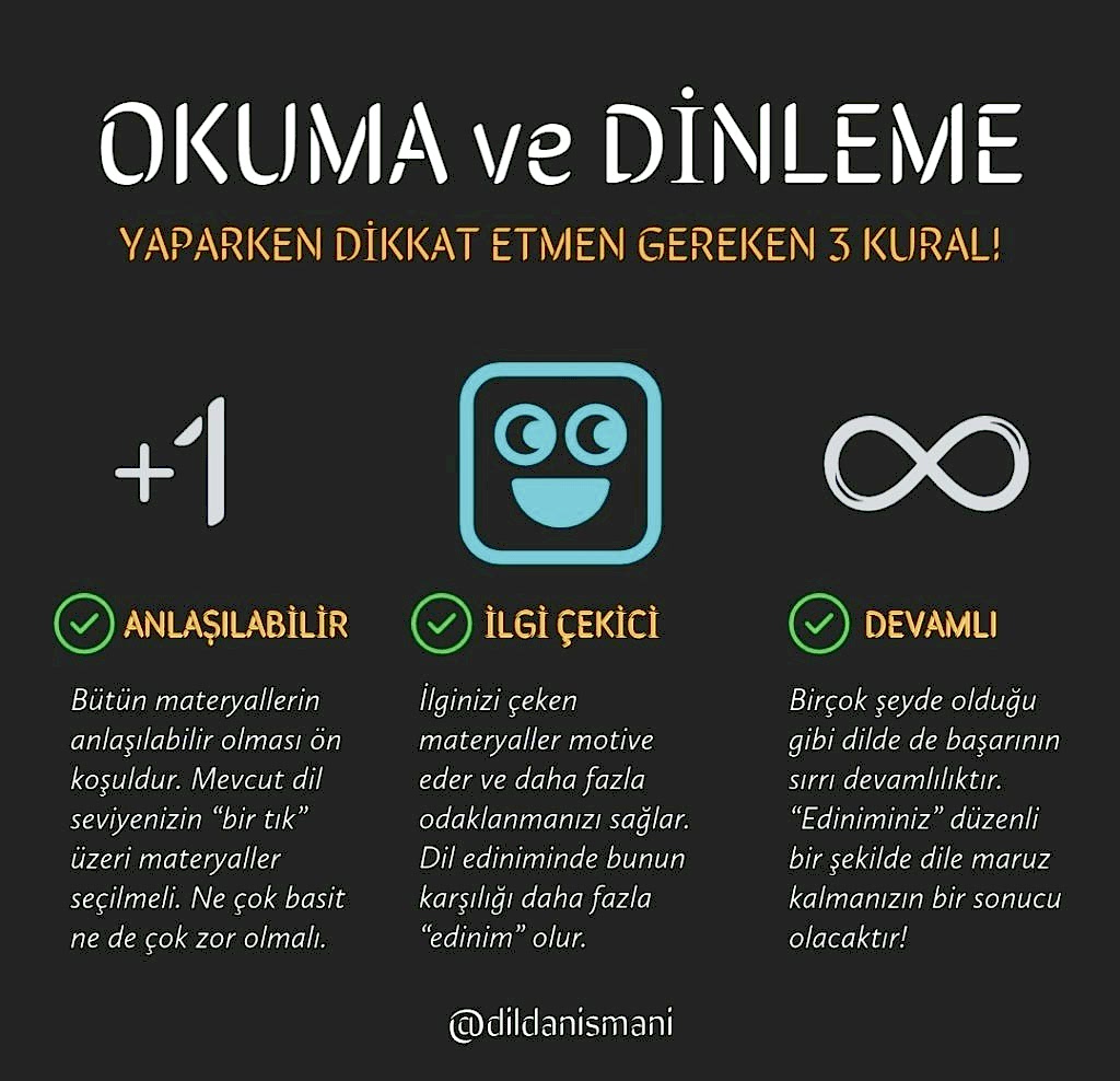 İngilizce kaynak seçimi